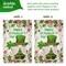 G128 Combo Pack: Garden Flag Stand Black 36 in x 16 in & Garden Flag Happy St. Patrick's Day Decoration Decoration Leprechaun Gnome 12"x18" Double-Sided Blockout Fabric